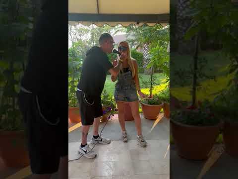 Alessio ossino e Luana evento privato in Calabria