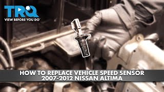 How to Replace Vehicle Speed Sensor 2007-2012 Nissan Altima