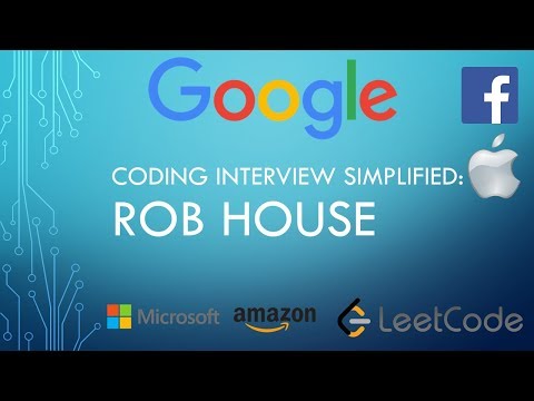 Coding Interview Tutorial 128 Rob House Leetcode