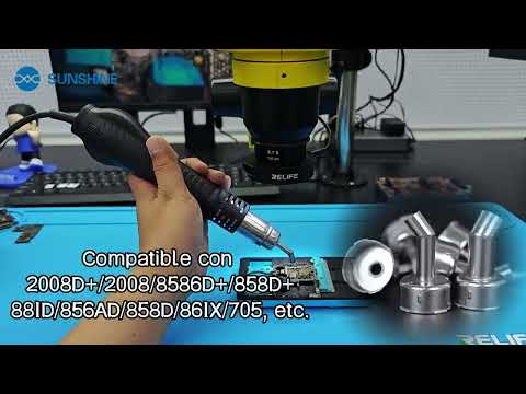 Đầu khò chéo RELIFE 858 Series 4 kích thước Φ6 / Φ8 / Φ10 / Φ12mm