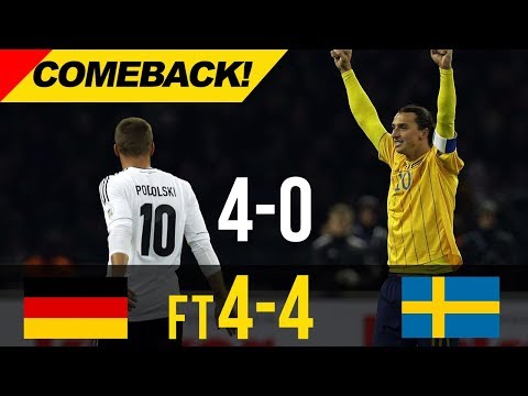 Germany vs Sweden 4-4 deutschland vs sverige all goals World Cup Qualifying Oct 16 2012 ( Berlin )