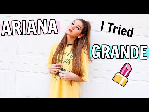 I Tried Becoming Ariana Grande for a Day!! Fashion, Hair, Makeup Video
