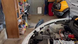 How to completely remove the frunk in a 2022 Tesla model 3