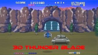 3D Thunder Blade on the 3DS. Gameplay & Commentary.