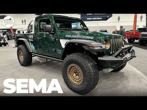 SEMA 2022 Jeep Wrangler and Gladiator Truck New Parts and Accessories at the Show DAY 2