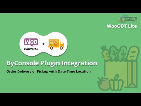 ByConsole order delivery or pickup with date time and location Best one for Grocery stores