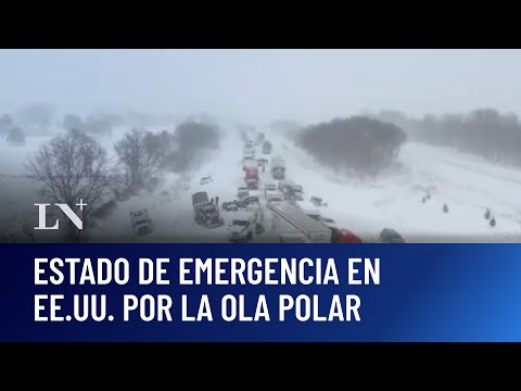 Ola polar en EE.UU: estado de emergencia y más de 8000 vuelos cancelados