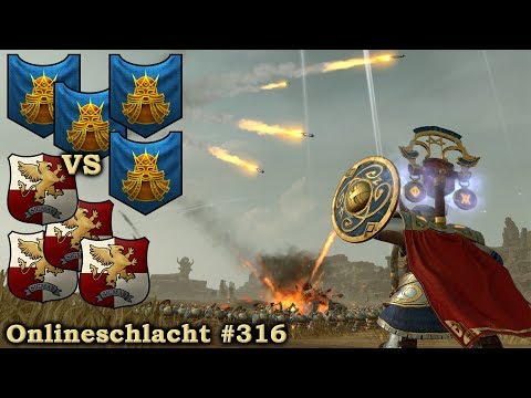 4vs4 Kanonenschlacht - Imperium vs Zwerge - #316 Total War: Warhammer 2 Deutsch