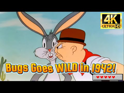 Bugs Bunny – The Wacky Wabbit (1942) | 4K Restored