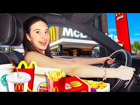 MANGIAMO Solo CIBO in MACCHINA per 24 ORE •Challenge•