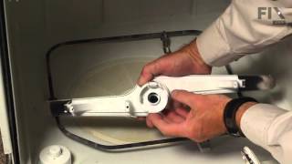 Frigidaire Dishwasher Repair - How to replace the Lower Spray Arm - Gray