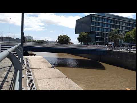 ponte móvel Porto Madero - Argentina Time Lapse