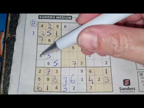 Daily Sudoku practice continues. (#2611) Medium Sudoku puzzle. 04-10-2021