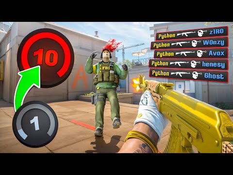 How I Got FACEIT LVL 10 while Solo Qing in CS2… (Full Series)