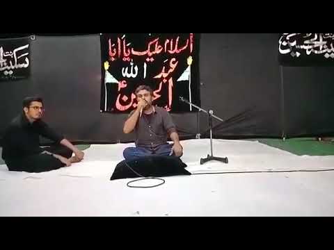 Sajjad a,s ko bay mout diya,, sozo salm,, nadeem abbas Khan, form nasir asgher Party noha khawn