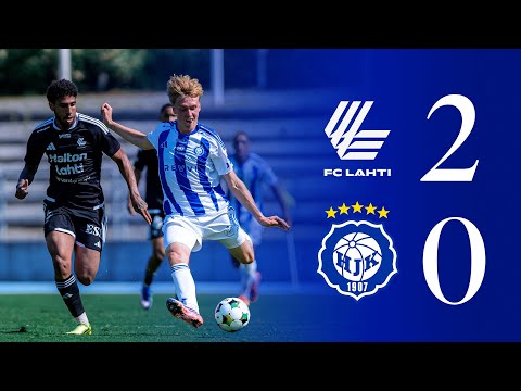 FC Lahti 2-0 HJK Helsingin Jalkapalloklubi Helsinki
