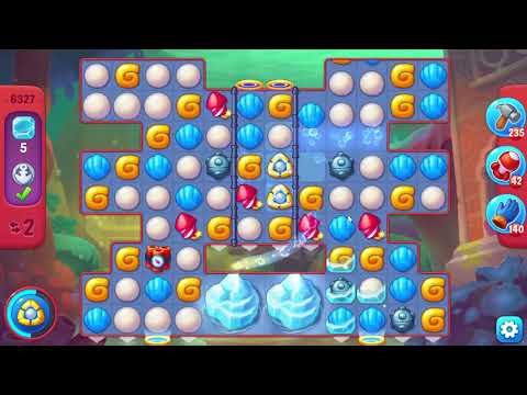 Fishdom 6327 Hard Level - 13 moves - NO BooSTERS