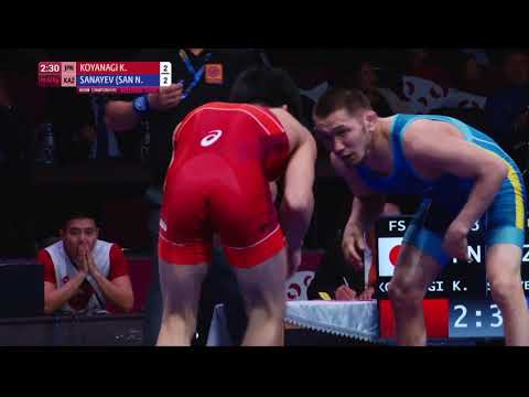 GOLD FS - 61 kg: K. KOYANAGI (JPN) v. N. SANAYEV (SAN (KAZ)