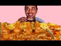 Asmr Eating Spicy Chicken Leg Piece Curry White Biryani Boil Eggs Extra Gravy Mukbang