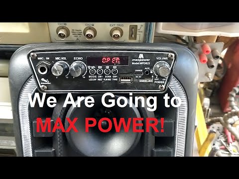 MaxPower MPD823 Bluetooth Speaker Upgrade/Review