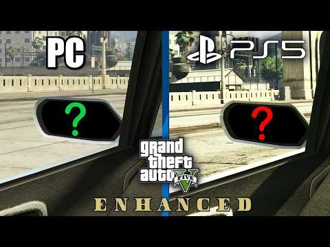 GTA 5 - PC Enhanced vs PS5 Graphics Comparison