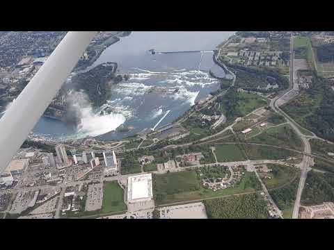 Niagara Falls, Slowly I Turn ... Flying Over Niagara Falls in a Cessna 172 Skyhawk