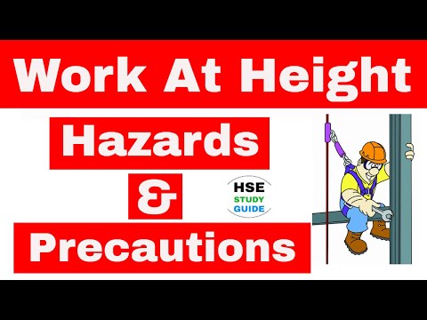 Work At Height Safety in hindi | Work At Height hazards & precautions in hindi | HSE STUDY GUIDE