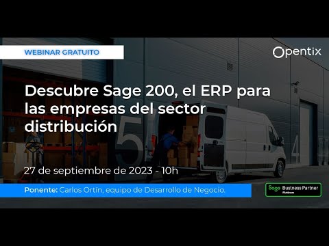 Descubre Sage 200, el ERP para las empresas del sector distribución[;;;][;;;]