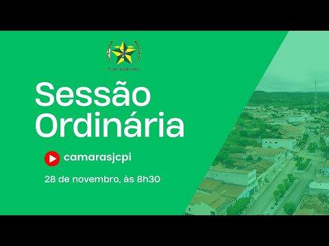 🔴 AO VIVO - Sessão Ordinária - Câmara Municipal de São João da Canabrava - PI
