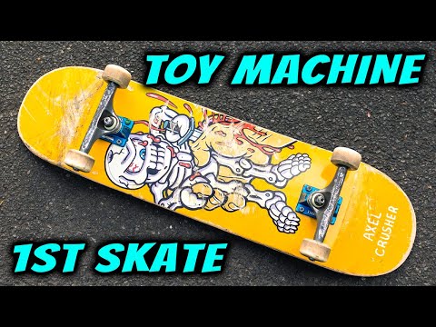 Toy Machine Skateboard 1st Skate & Impressions