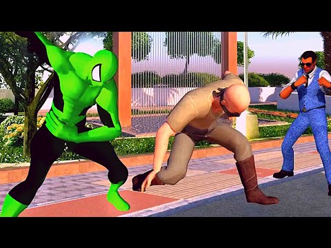 Mutant Spider Hero Vs Vegas Gangster Street Fighting Battle New Superhero Ring Fight Android Gamepla