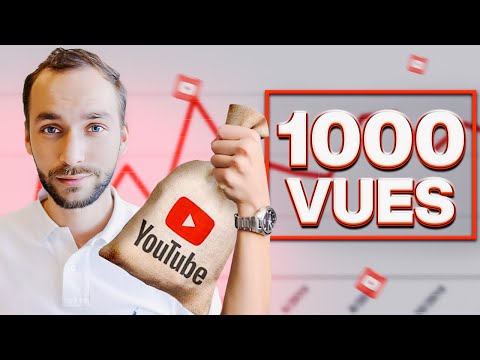 Combien YouTube Paye pour 1000 Vues en 2023