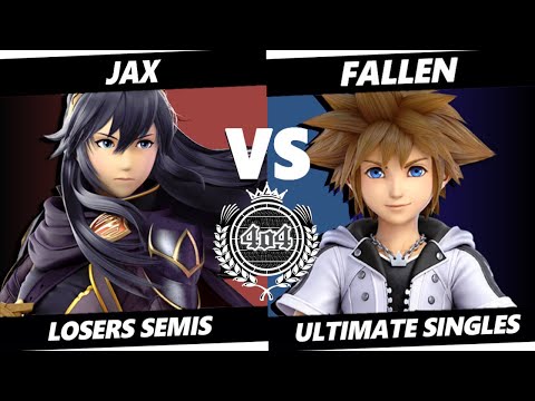 4o4 Smash Night 41 - DBQ| Jax (Lucina) vs VA| Fallen (Sora) - Losers Semi-Final
