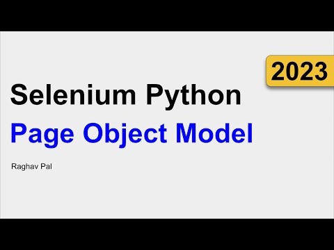 Page Object Model In Python Selenium