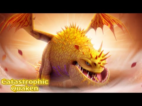 Catastrophic Quaken — New Dragon Species | Dragons: Titan Uprising