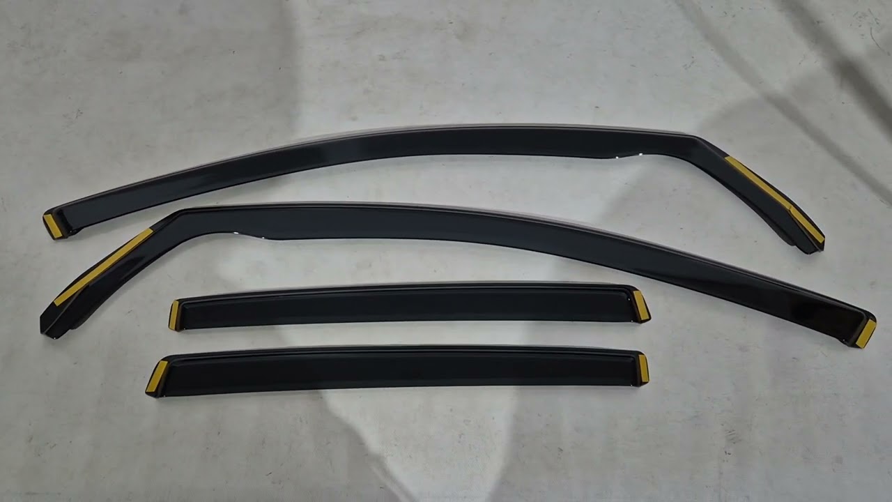 Volkswagen Golf 5 2003-2009 рр. Вітровики вставні Niken Luxury (HB, 4 шт) Video 1