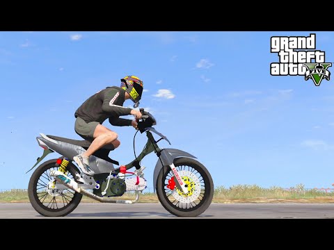 BELAJAR ROAD RACE HONDA SUPRA X 1000CC FULL MODIF BALAP LIAR - GTA V MOD INDONESIA EPISODE SPESIAL
