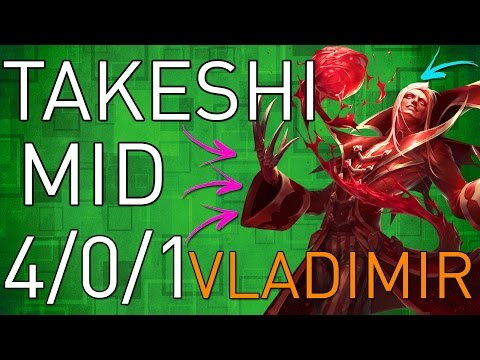 Keyd takeshi - Vladimir vs Orianna - LoL BR Challenger 584LP