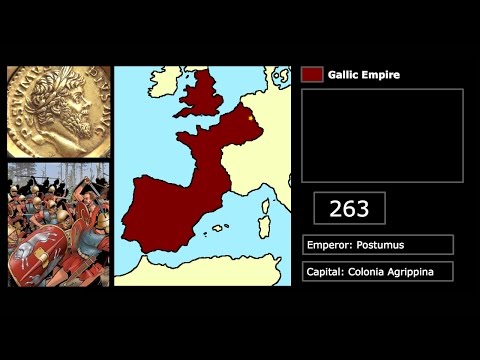 [Empires] Rise and Fall of the Gallic Empire: Every Year