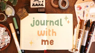 Chatty Journal With Me ✿ Midori 1 Day 1 Page