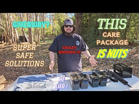 Craziest CARE PACKAGE EVER from SUPER SAFE SOLUTIONS (HE LIED!!!) - Drop In FRT GIVEAWAY info!!!!