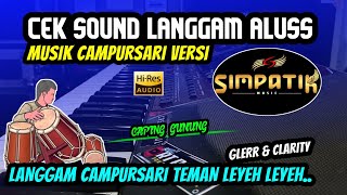 Download lagu MUSIK LANGGAM YANG KALIAN CARI 🎶 CEK SOUND CAPING GUNUNG CLARTY 🔊 VERSI SIMPATIK MUSIK mp3