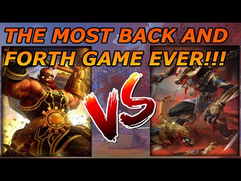 The Best Back And Forth Game I've Ever Played In Smite!!!! - Masters Ranked 1v1 Duel - SMITE