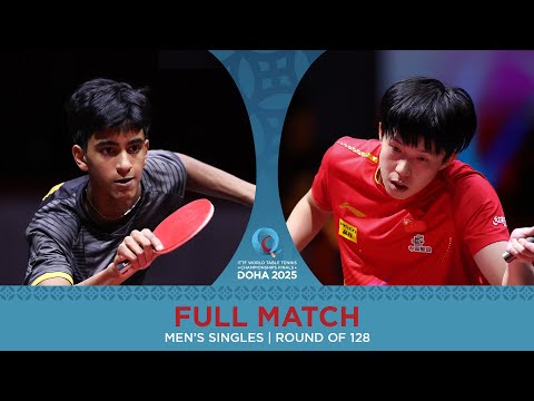 FULL MATCH | Nandan Naresh vs Wang Chuqin | MS R128 | #ITTFWorlds2025
