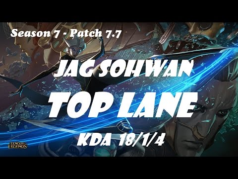 JAG SoHwan Camille vs Aatrox Top Lane Patch 7.7 - League Of Legends Korean Ranked Challenger