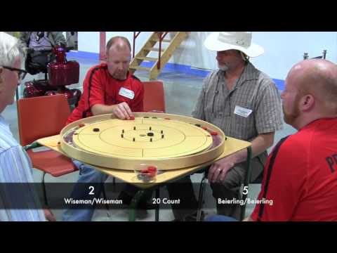 Crokinole 2017 World Championship Doubles - Beierling/Beierling v Wiseman/Wiseman