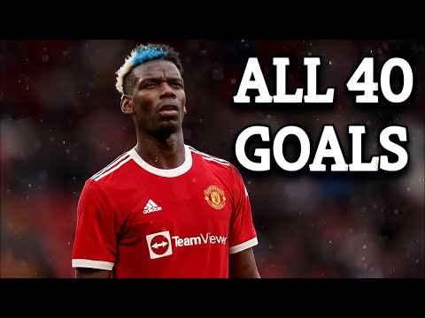 Paul Pogba All 40 goals for Man United
