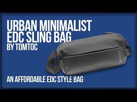 TomToc Minimalist EDC Sling Bag | Unboxing Sunday