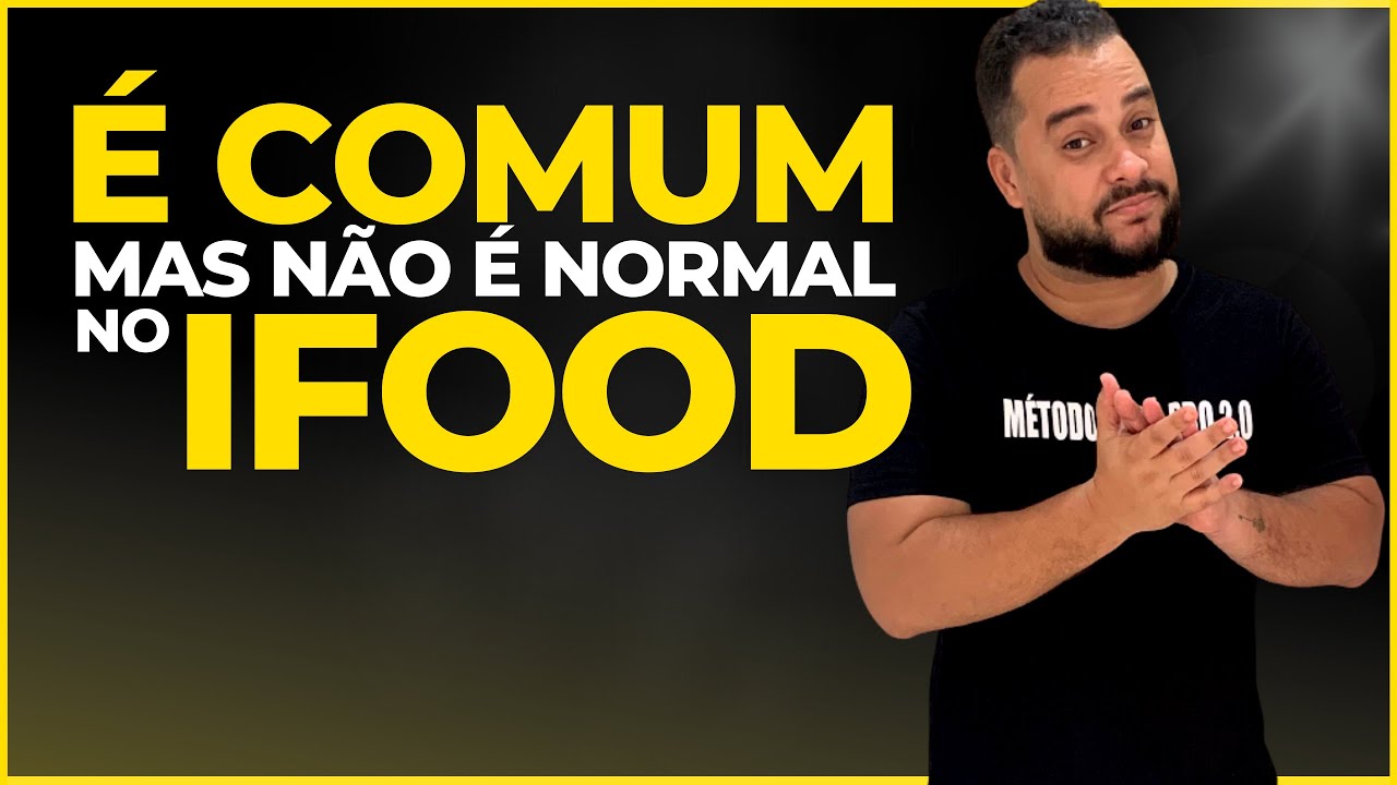 É NORMAL NÃO VENDER NO IFOOD NOS PRIMEIROS DIAS ?!