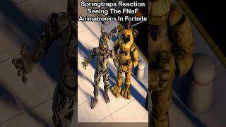 Aftons Seeing The FNaF 1 Animatronics In Fortnite | FNaF 2 Movie MEME